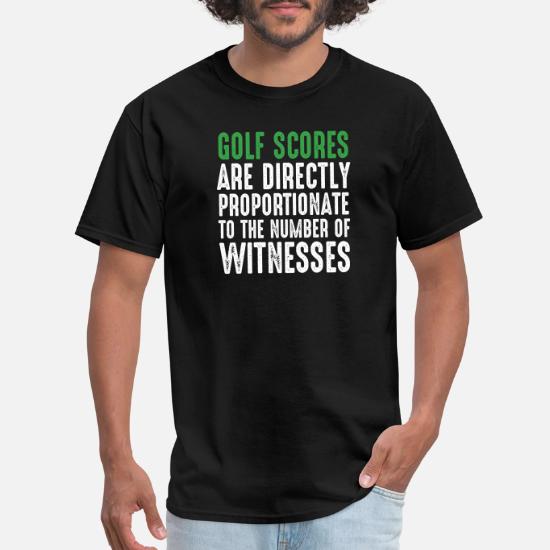 Funny Golf Shirt Golf Scores' Men's T 